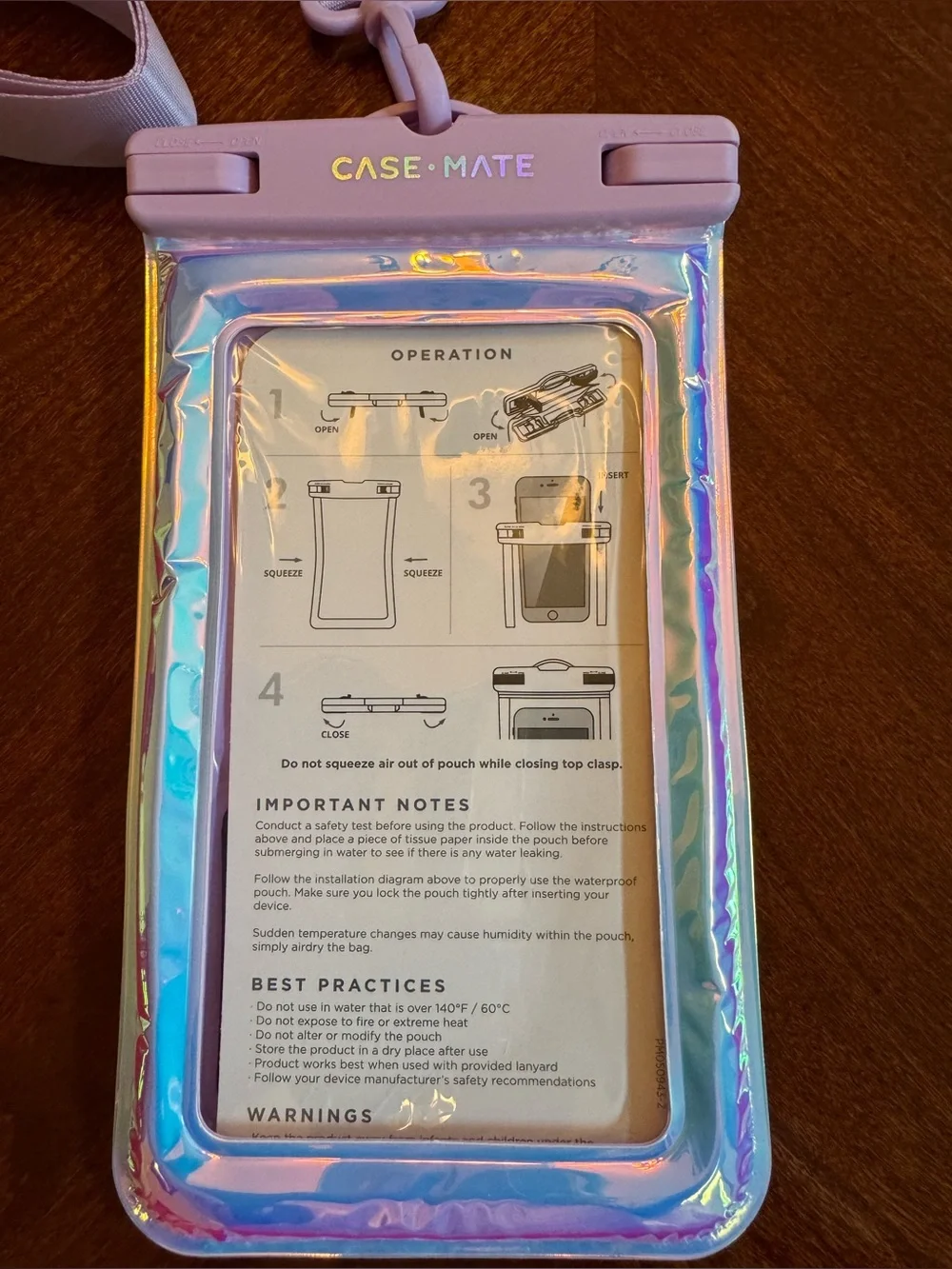 case-mate Waterproof Floating Phone Pouch **NWT**